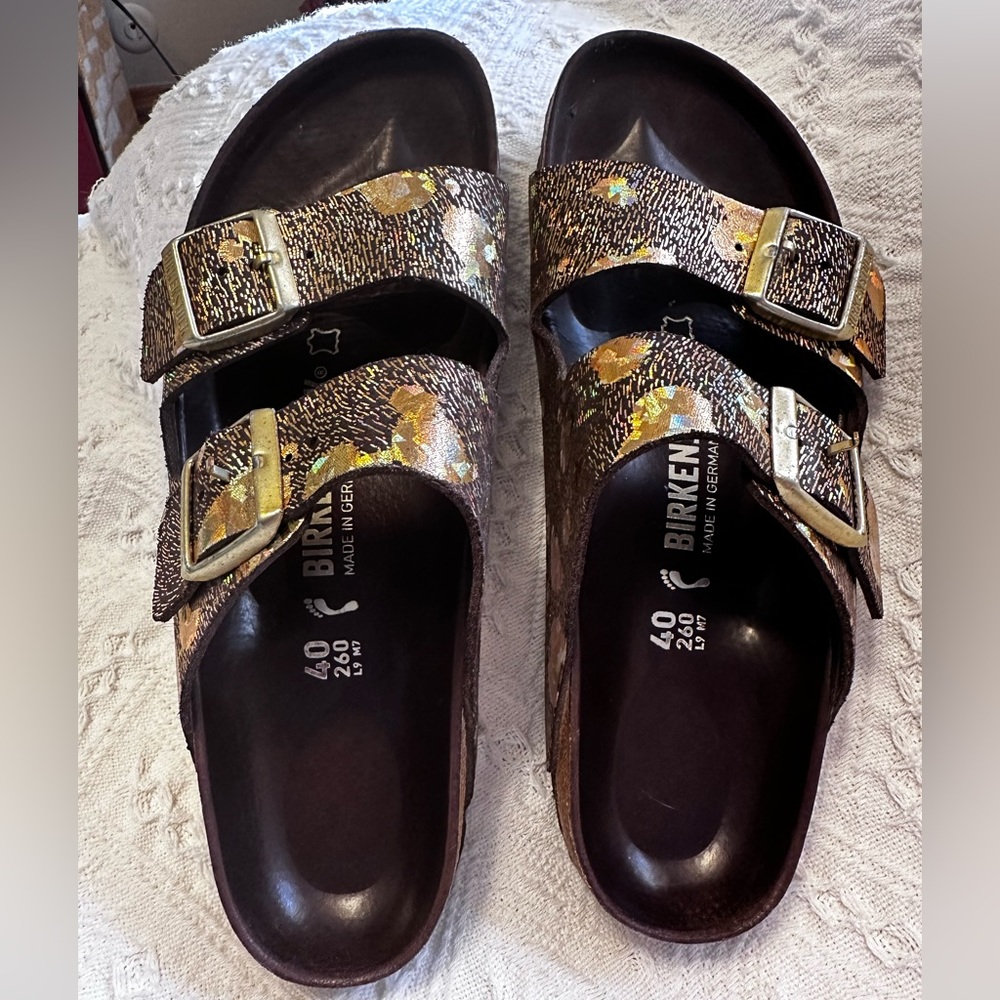 Birkenstock leather Arizona sandals